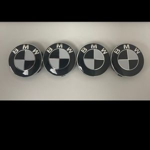 New Set Of 4 BMW hubcap Center Caps with protective film